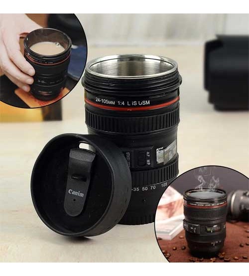 Latest Cannon Coffee Camera Lens Shape Mug